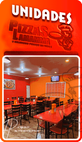 Salão da unidade Pizzas La Mamma