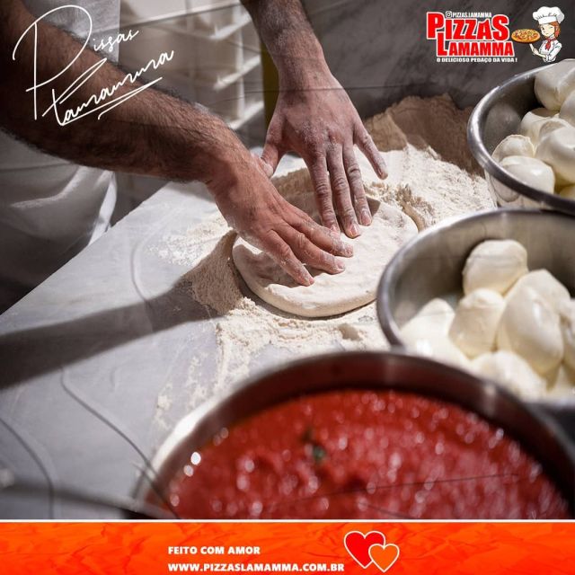Publicação da Pizzas La Mamma no Instagram