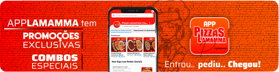 App Pizzas La Mamma: promoções e combos exclusivos